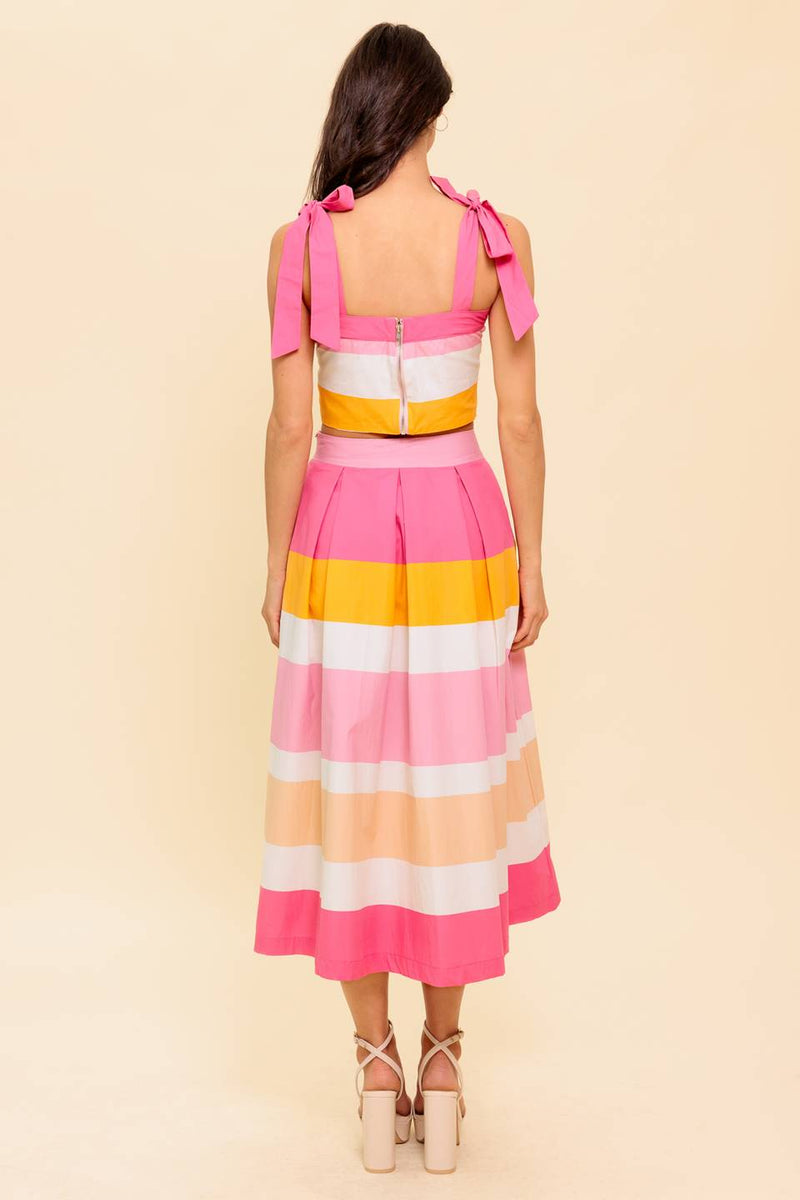 Striped Two-Piece Set