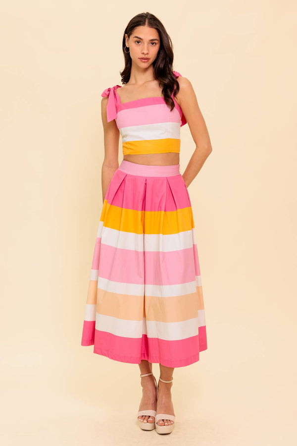 Striped Two-Piece Set
