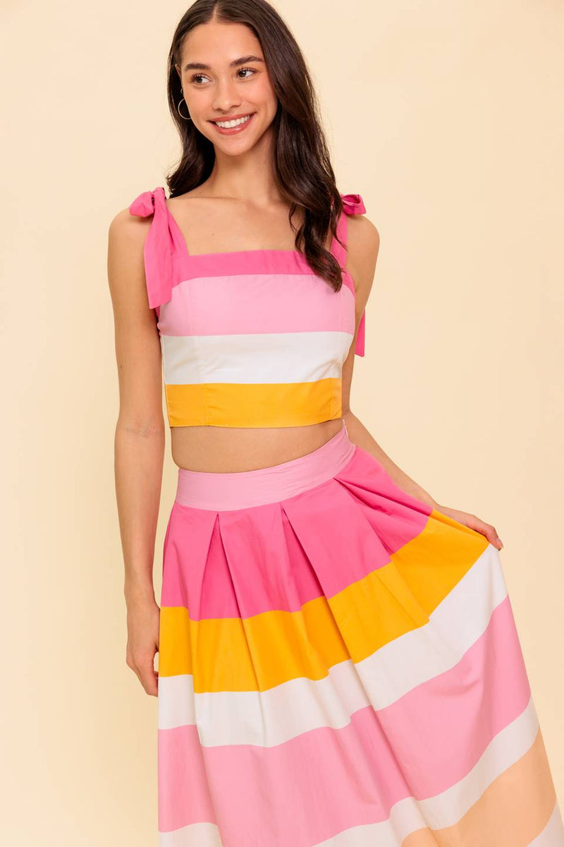 Striped Two-Piece Set