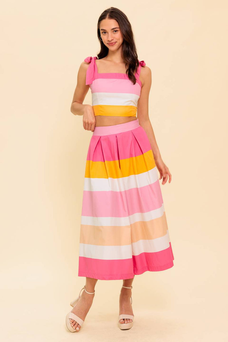 Striped Two-Piece Set