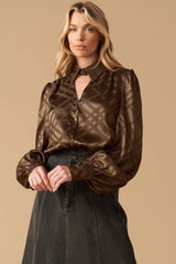 Woven Satin Top