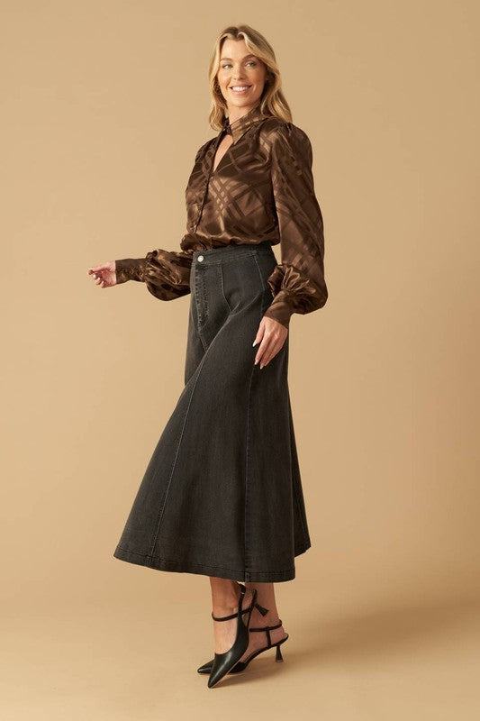 Woven Satin Top