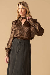 Woven Satin Top