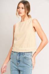 Chic Minimal Cropped Top