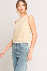 Chic Minimal Cropped Top