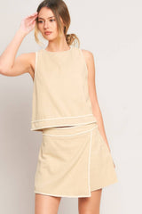 Chic Minimal Cropped Top
