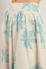 Floral Linen Blend Set