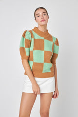 Check Pattern Sweater