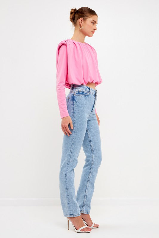 Fluid Shoulder Pad Top