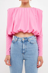 Fluid Shoulder Pad Top