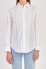 Embroidery Detail Shirt
