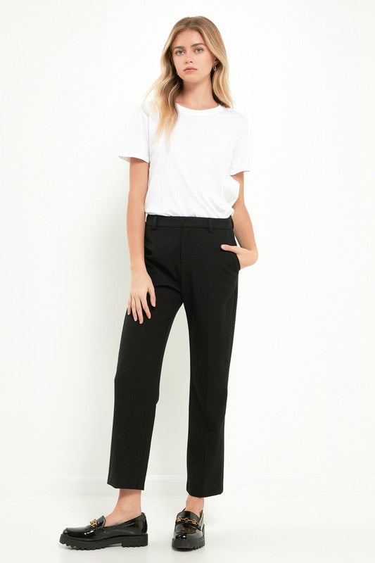 Stretched Ankle Pants