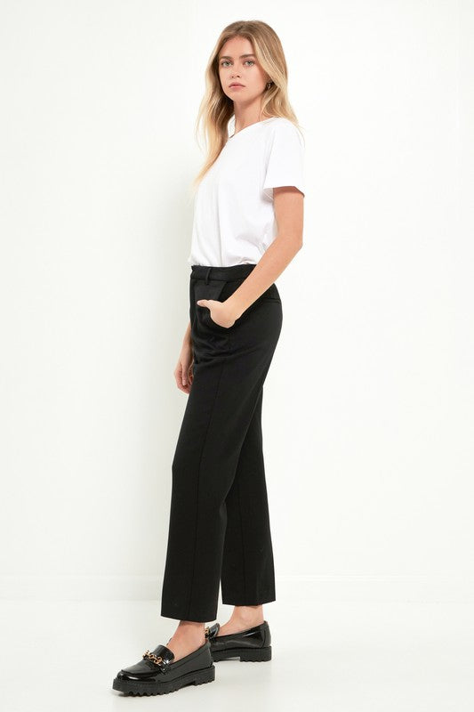 Stretched Ankle Pants