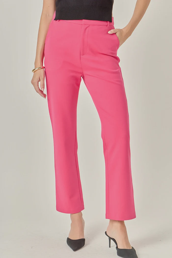 Tailored Straight Pants