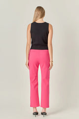 Tailored Straight Pants