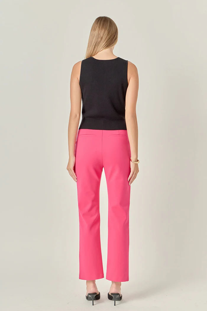 Tailored Straight Pants