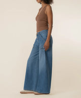 High-Rise Super Wide-Leg Jeans with Patch Pockets