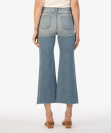 Meg High Rise Ankle Wide Leg Jeans