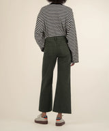 High-Rise Wide Leg Jeans In  Sherwood Forest