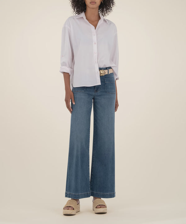 Meg High Rise Front Pockets