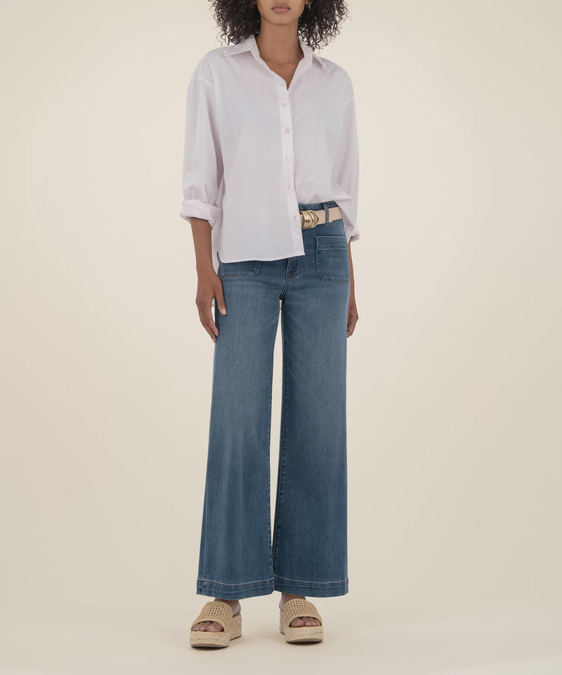 Meg High Rise Front Pockets