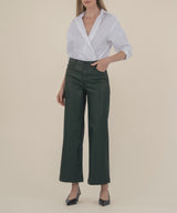 Meg Coated High Rise Wide Leg Jeans