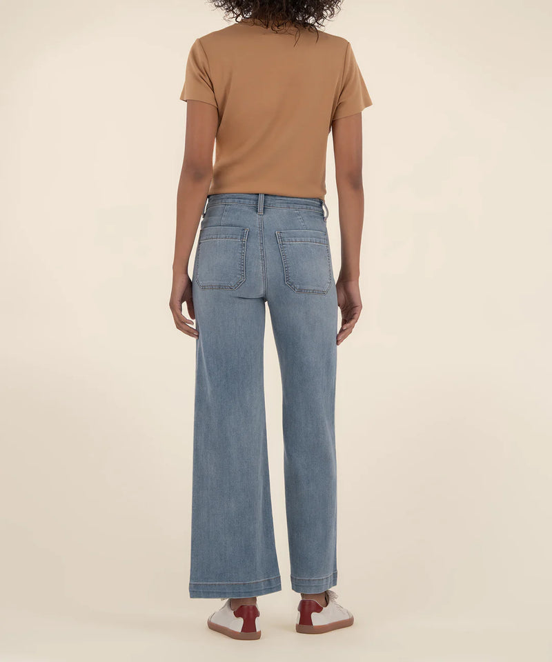 Meg High-Rise Wide Leg Jeans