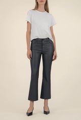 Silver Bell High-Rise Ankle Flare Jeans
