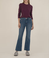 Chic High-Rise Fab Ab Ankle Flare Jeans
