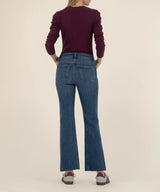 Chic High-Rise Fab Ab Ankle Flare Jeans