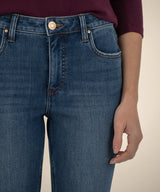 Chic High-Rise Fab Ab Ankle Flare Jeans