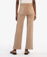 Jodi High Rise Wide Leg In Stone