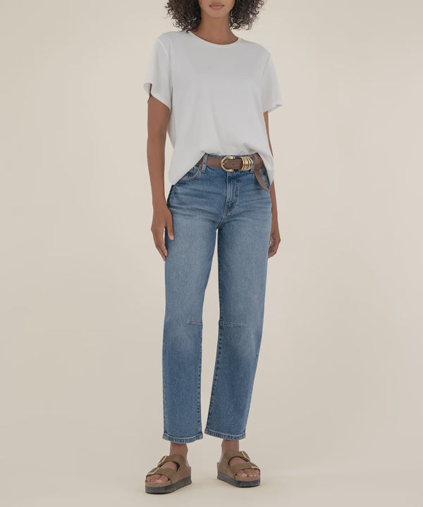 Ashley High Rise Cropped Jeans