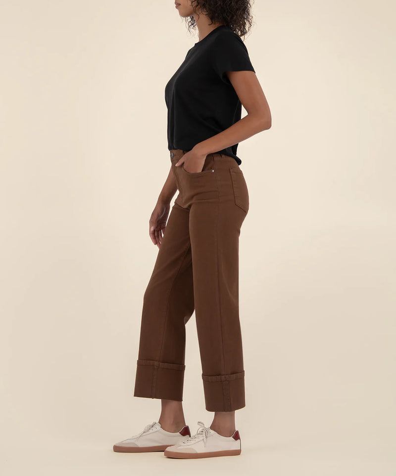 Cafe High-Rise Straight-Leg Pants
