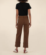 Cafe High-Rise Straight-Leg Pants