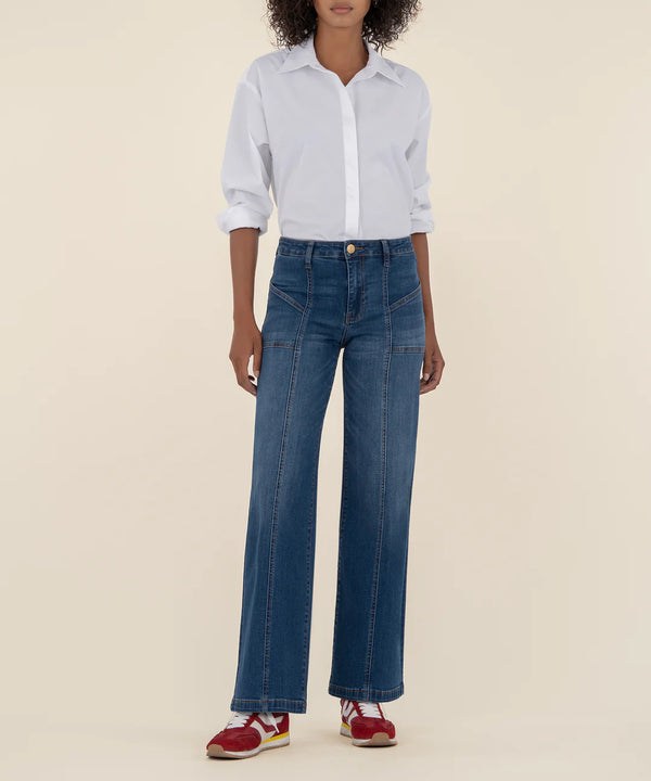 High-Rise Wide Leg Jeans