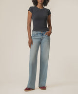 Low-Rise Relaxed Baggy Straight Leg Jeans