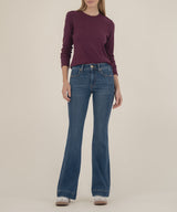 Medium Wash High-Rise Bootcut Jeans
