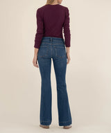 Medium Wash High-Rise Bootcut Jeans