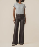 Chocolate Coated High-Rise Straight Leg Pants