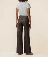 Chocolate Coated High-Rise Straight Leg Pants
