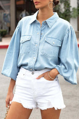 Denim Washed Shacket
