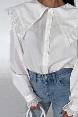 Lace Collar Shirt