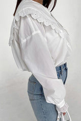 Lace Collar Shirt