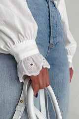 Lace Collar Shirt