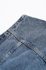 Denim Button Midi Dress