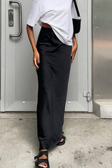 Satin Maxi Skirt