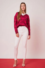 Heart Pattern Sweater