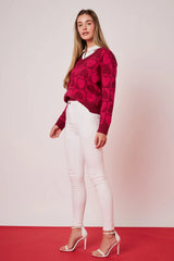Heart Pattern Sweater