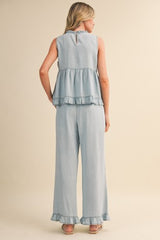 Wildflower Chambray Set